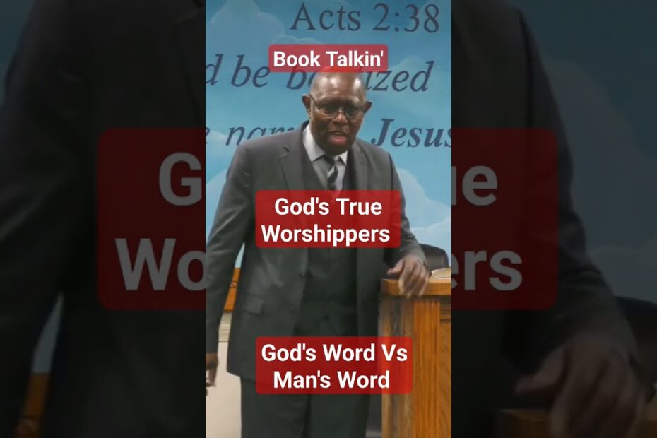 God's Word Vs Man's Word