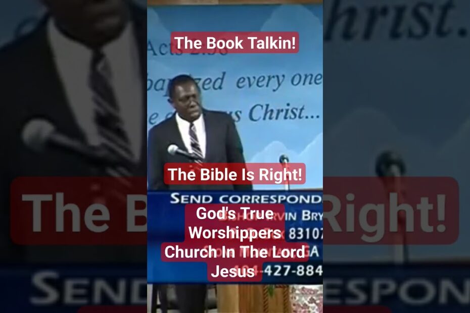 The Book Talkin' | The Bible Is Right