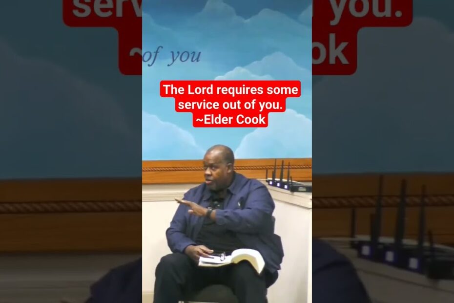 Serving the Lord ~Elder Cook #jesus #religion #biblestudy #god #holy #repentance #faith #bible #pray